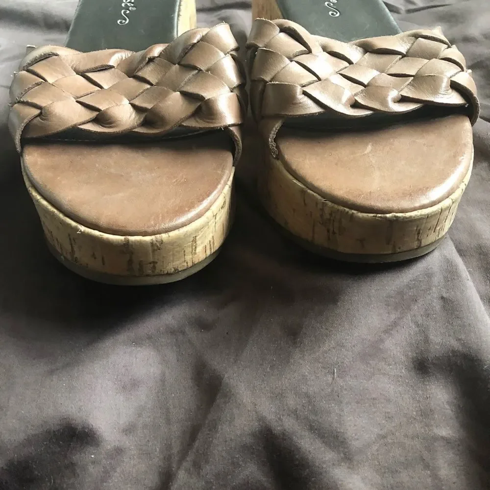 Matisse slip  cork wedges . Size: 6